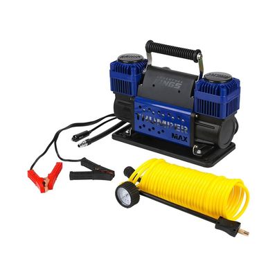 Powerful 12V/24V 150PSI Tyre Inflator with 2.4M Battery Clips and High Speed Inflation