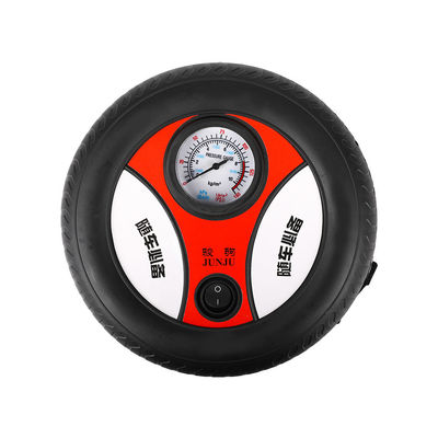 Round Tire Shape Portable Car Tire Inflator with 250PSI Air Pressure and On/Off Switch